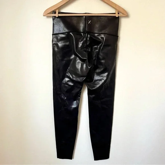 Knix Faux Leather Leggings  Black - Picture 3 of 6